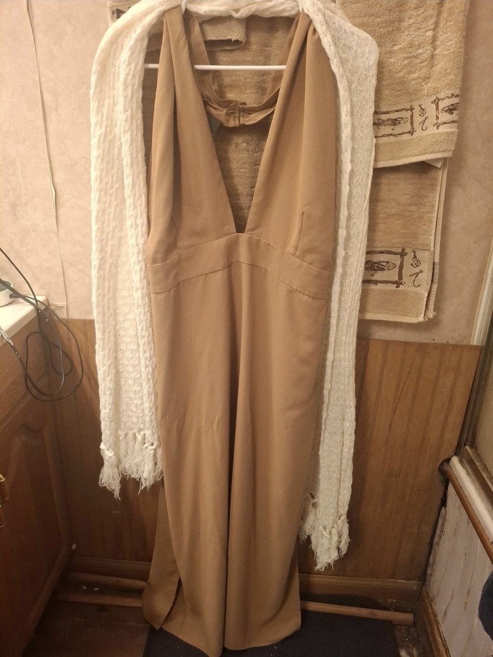 Worthington Halter V-Neck Dress